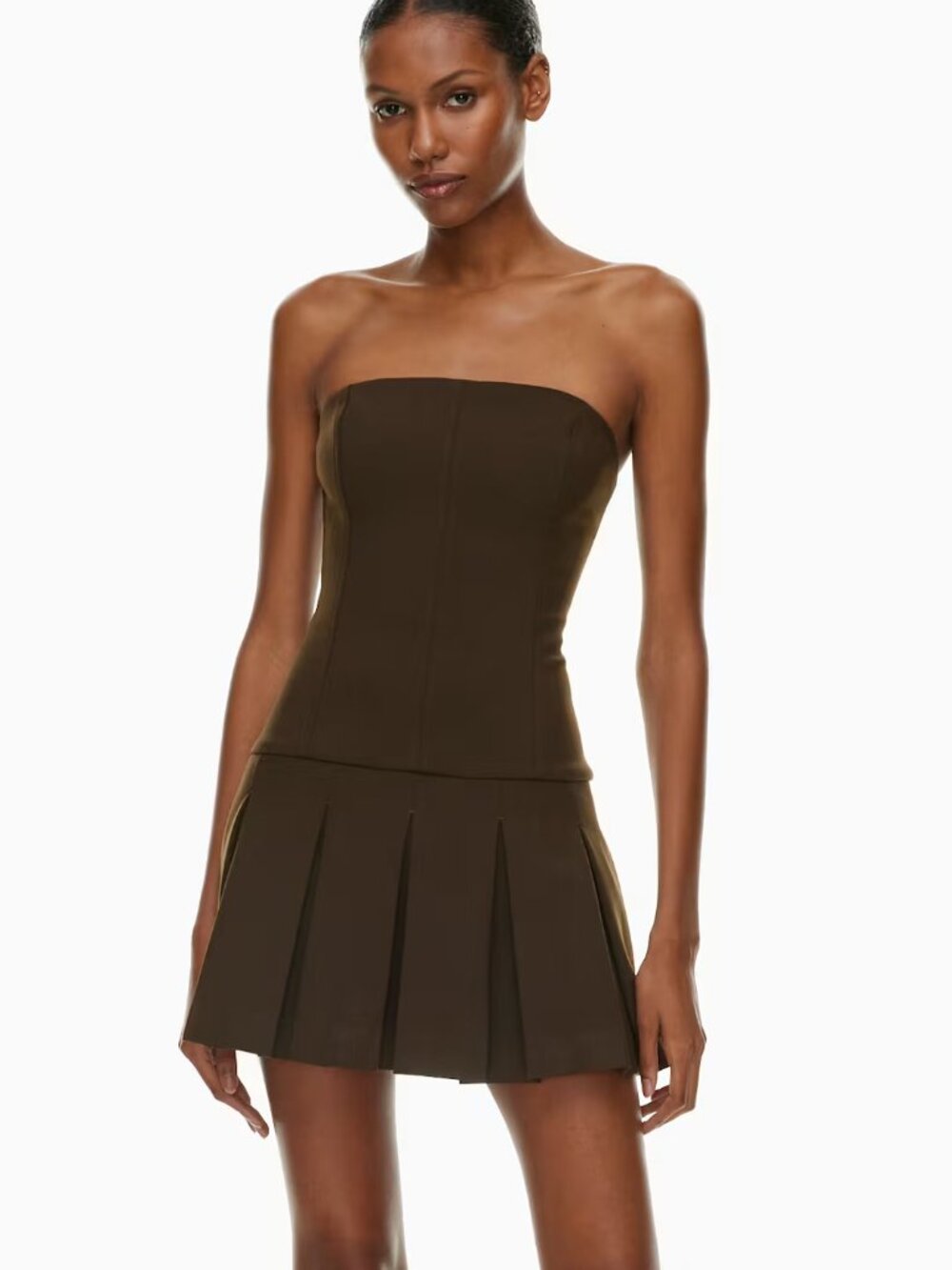 NEW - Aritzia Polish Dress - Size 0 - BROWN